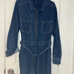 Boden Denim Jumpsuit- Long sleeve